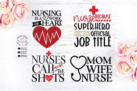 Nurse Svg Nursing Quotes Bundle 219737 Svgs Design Bundles