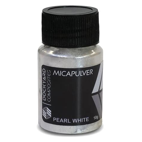 Pearl White Mica Pulver Dockyard Composites