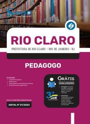 Apostila Prefeitura De Rio Claro RJ Pedagogo