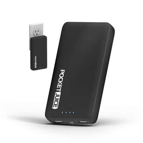 Pocketjuice Endurance Ac Mini Portable Charger 12000 Mah Power Bank With High Speed Dual Usb