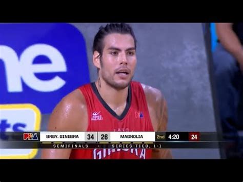 Barangay Ginebra Vs Magnolia Christian Standhardinger Highlights