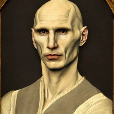 A Renaissance Style Portrait Painting Of Voldemort Stable Diffusion