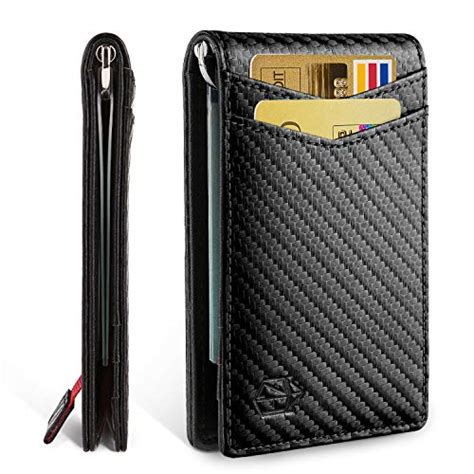 Vertical Bifold Wallet Slim Wallet 6 Pocket Wallet IUCN Water