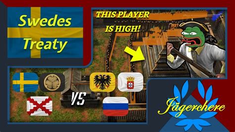 What IS HE DOIN 3v3 Treaty With Sweden AOE III DE YouTube