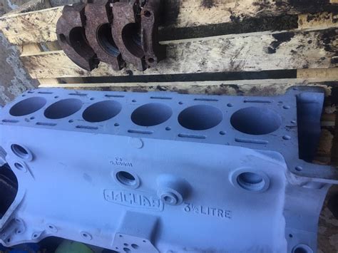 Jaguar Mk2 34 3 12 Xk Engine Block Bottom End Crank Parts Head Spares Repair Ebay