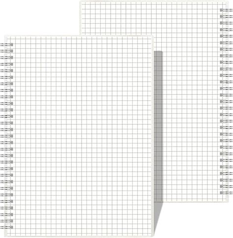 Ahgxg Graph Paper Notebook Spiral 2 Pack Large B5 Grid