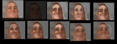 Mr Incredible Becoming Uncanny Blended 10 Phases By Abbysek On Deviantart