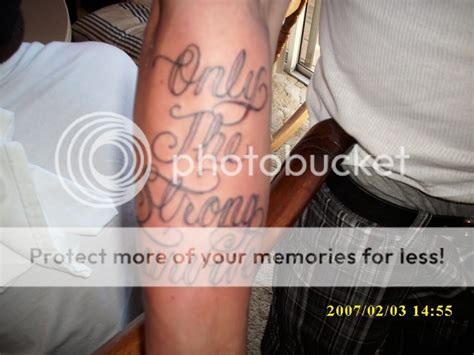 Only The Strong Survive Tattoo Pictures, Images & Photos | Photobucket