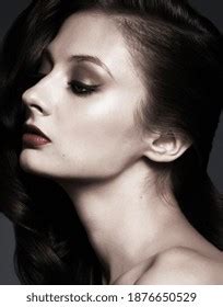 Headshot Brunette Model Stock Photo Shutterstock