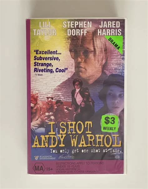 I Shot Andy Warhol Vhs Roadshow Big Box Ex Rental Video Tape