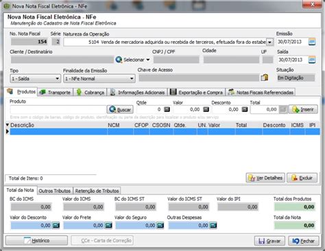 Free Nfe Emissor Gratuito De Nota Fiscal Eletrônica Download