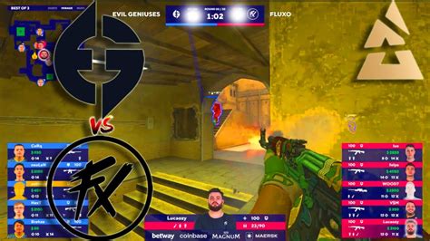 Wow Evil Geniuses Vs Fluxo Mirage Highlights Blast Csgo