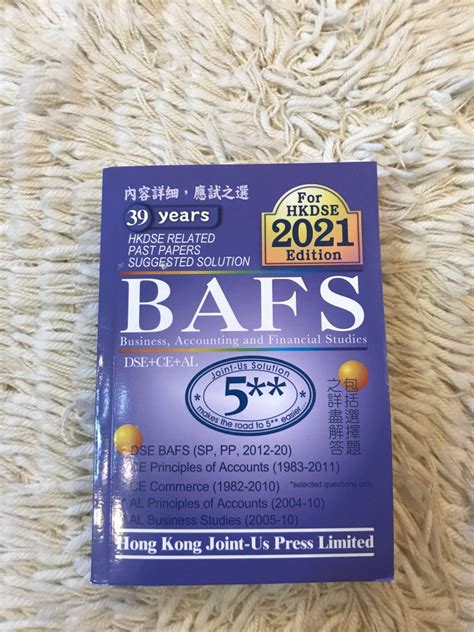 Hkdse Bafs Past Paper Suggested Solution