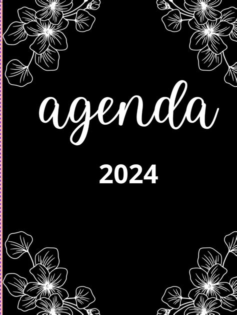 Planificador Mensual Y Semanal 2024 Tapa Dura Enero Febrero 8 25 X11