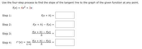 Solved Consider The Following Function And Graph Y