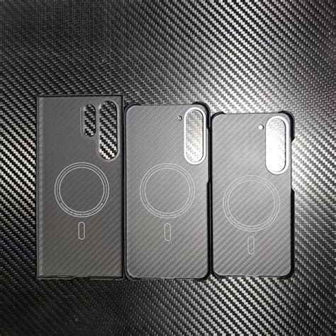 Capa Magn Tica De Fibra De Carbono Para Samsung Galaxy S Ultra Caixa