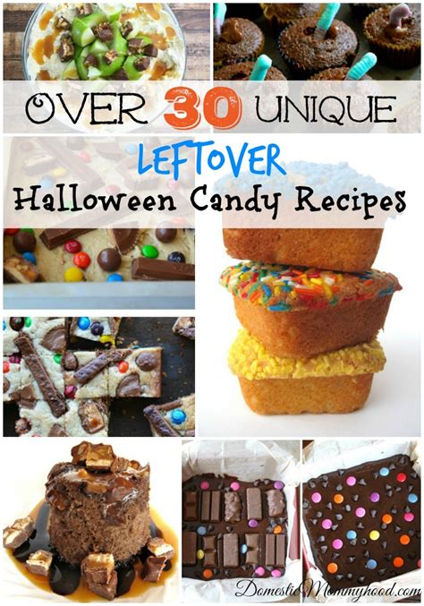 Over 30 Unique Leftover Halloween Candy Recipes - Domestic Mommyhood