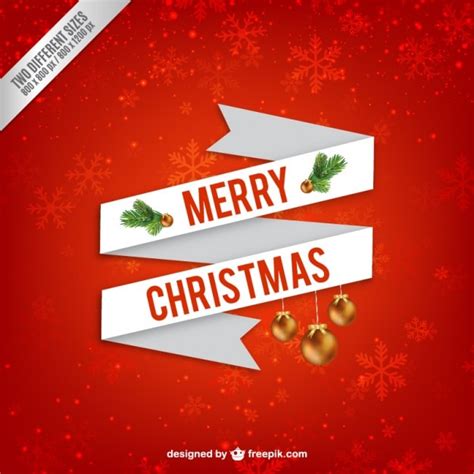 Fondo rojo de feliz navidad | Vector Gratis