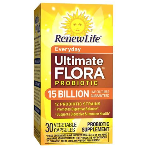 Renew Life Adult Probiotic Ultimate Flora Everyday Probiotic