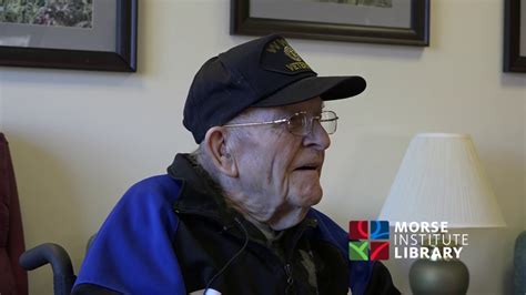 Proulx World War Ii Veteran U S Navy Natick Veterans Oral History