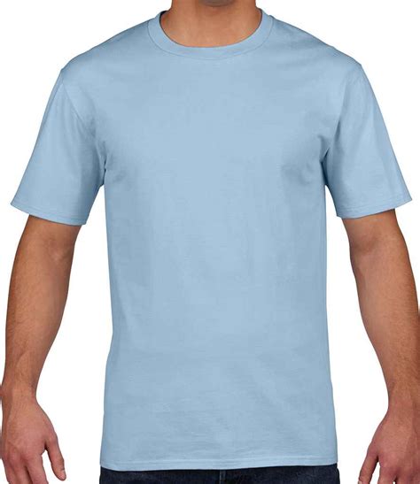 Gildan Premium Cotton T Shirt Light Blue Adult 99kits