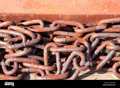 Anchor Chain Stock Photo Alamy