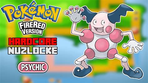 Pokemon Firered Hardcore Nuzlocke Psychic Only No Items No Overleveling Youtube
