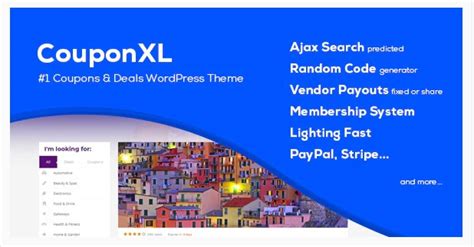 CouponXL - Coupons, Deals and Discounts WP Theme - Cromur