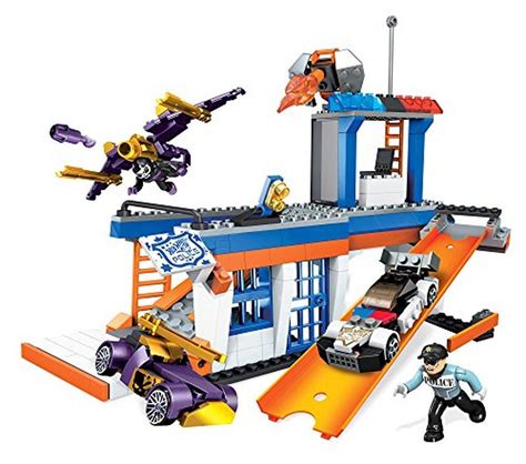 New Mega Bloks Hot Wheels Break Out Station Building Set Free Shipping