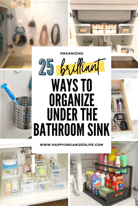 Brilliant Ways To Organize Under The Bathroom Sink