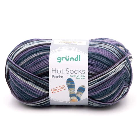 Gr Ndl Sockenwolle Hot Socks Porto G Fach Violett Kobalt Natur Kaufen Globus Baumarkt