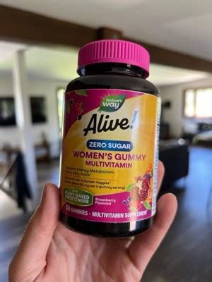 Nature S Way Alive Zero Sugar Women S Multivitamin Gummies 50ct Target