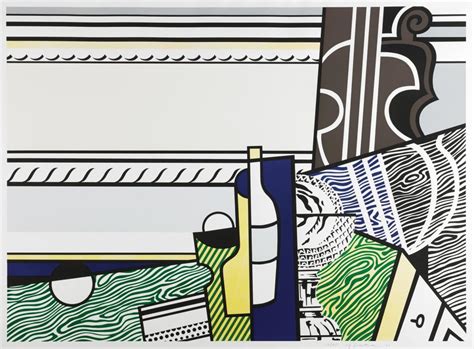 Roy Lichtenstein Still Life With Crystal Bowl X Cm