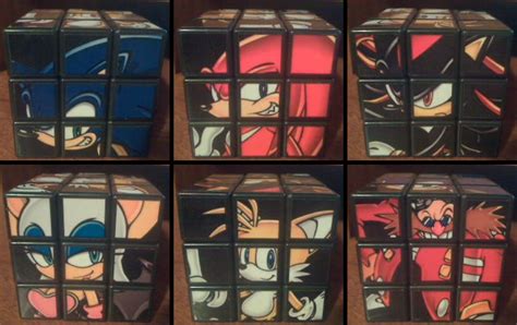 Sonic Rubiks Cube By Mime Kirby On Deviantart