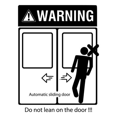 Do Not Lean Out Of Window Sign Royalty Free Images Stock Photos