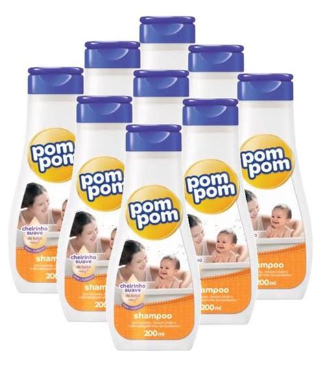 Kit 9 Shampoo Pom Pom Suave Com 200ml Shampoo Magazine Luiza