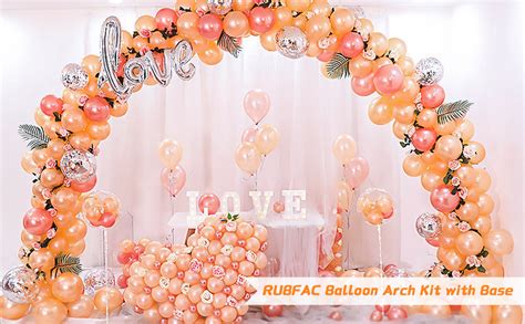 Amazon RUBFAC Balloon Arch Stand 10ft Wide Adjustable Balloon