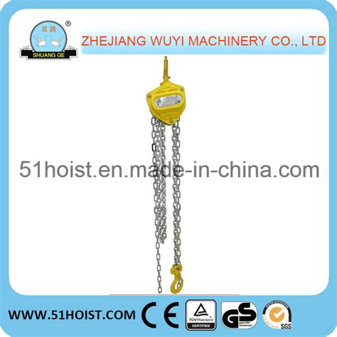 Hs J Type Ton Manual Chain Block China Manual Chain Block And