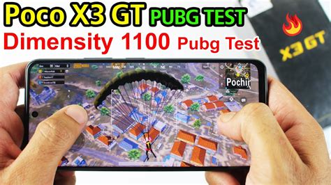 Poco X3 GT PUBG MOBILE TEST Dimensity 1100 PUBG Graphics PUBG TDM