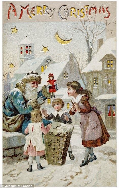 art wonder every day: Victorian and Edwardian Christmas cards