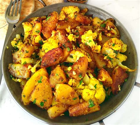 Aloo Gobi Curry De Patatas Y Coliflor Receta Petitchef