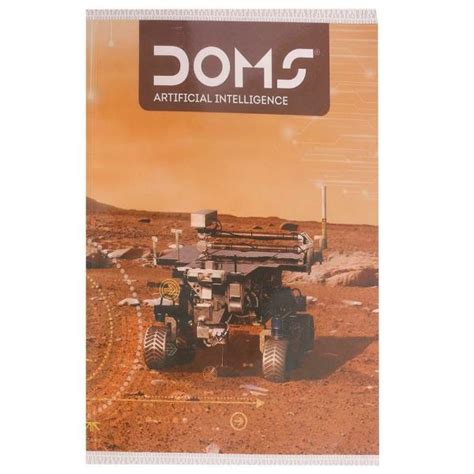 Doms Artificial Intelligence Series Single Line Notebook 288 Pgs