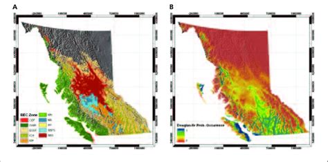 A Distribution And Classification Of Bec Zones Over British Columbia