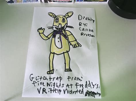 Glitchtrap Drawing Rfivenightsatfreddys