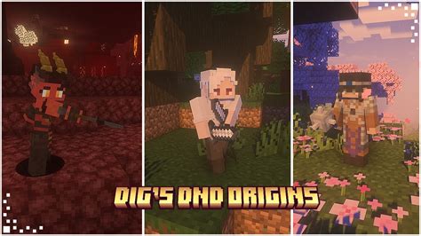 Digs Dnd Origins Minecraft Mod Showcase Dungeons And Dragons Races