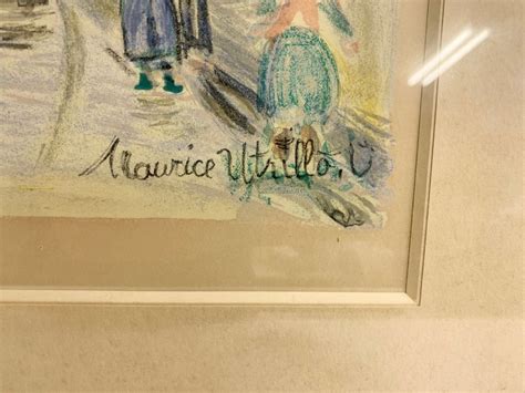 モーリスユトリロ Maurice Utrillo 風景画 自然 人物 建物 絵画 版画 美術品 自然、風景画 ｜売買されたオークション情報、yahooの商品情報をアーカイブ公開