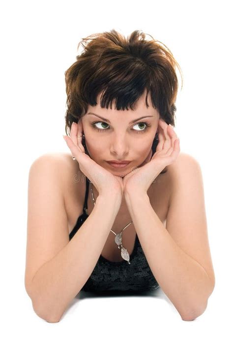 Jeune Verticale De Fille De Brunette De Beaut Photo Stock Image Du Sensualit Dame