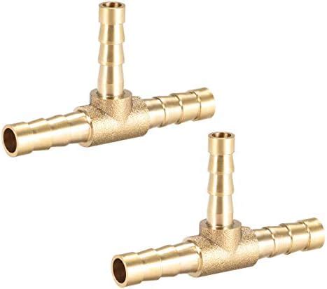 Amazon Uxcell Tee Brass Barb Fitting Reducer Way Fit Hose Id