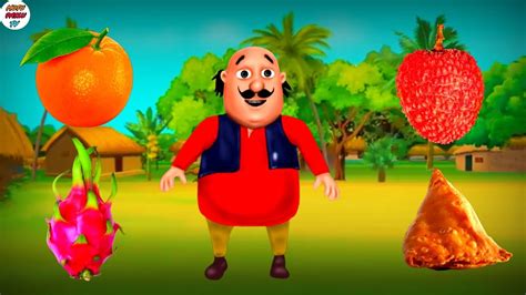 Motu Eating Orange And Samosa || Motu Patlu Tv 🤑 - YouTube