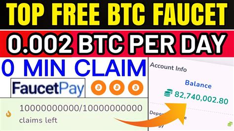 Top Free Btc Faucet 0 002 Btc Free Live Proof 0 Min Claim